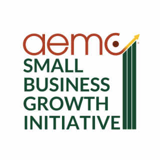 logo for AEMC small business growth initiative in partnership with IL SSBCI loan TA program